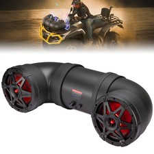 8'' Amplified Tube Speaker Bluetooth Audio Systems Soundbar for ATV/ UTV/ Marine
