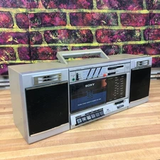 Sony Transound Stereo Radio FM Cassette Player Boombox CFS-3000 - Tested