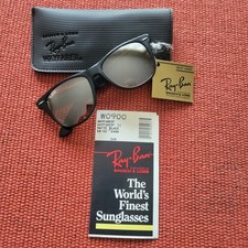 VERY RARE - Brand new - RAY BAN B L WAYFARER II SUNGLASSES W0900-MATTE BLACK