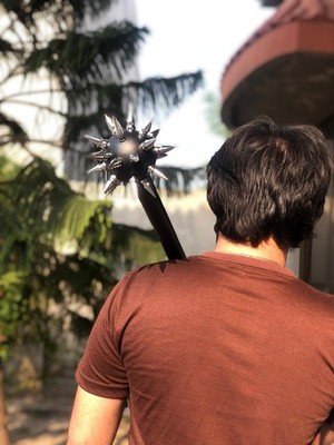 Flanged Mace Steel Medieval Quality Crusader Mace, Templar Mace, Battle Ready