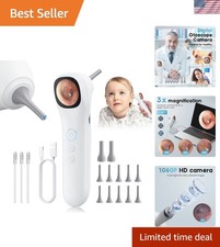 Professional Home Medical - 1080P Otoscope In-Ear Camera with 1.21  Screen, I...