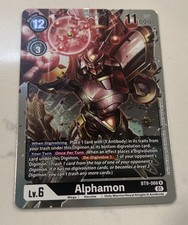 Alphamon BT9-066 R Digimon CCG | X Record Near Mint English