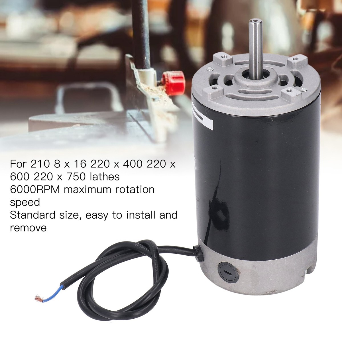 750W Mini Lathe Motor Replacement 6000RPM High Speed Metal Lathe