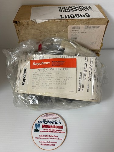 NEW RAYCHEM N-MCK-2V-35-00 NUCLEAR MOTOR CONNECTION KIT 1000VAC SHIPS SAME DAY - Picture 4 of 11