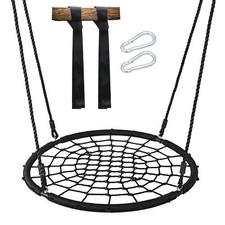 Round HD Net Swing Children's Outdoor 40" Diameter Durable Saucer kid Tree Swing