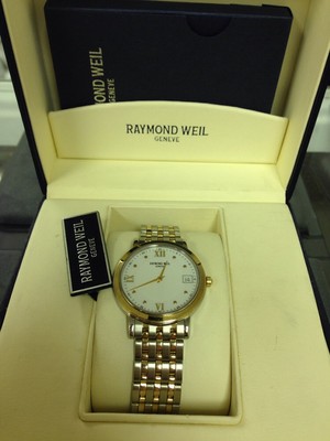 Raymond Weil Toccata 5764 Mens Two Tone Watch Retail Price  display picture 3