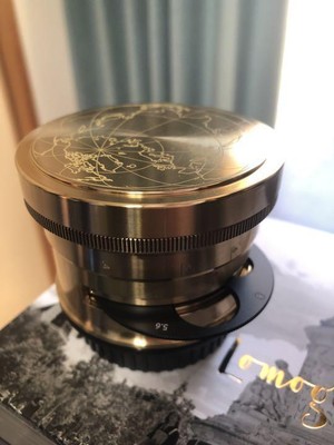 美品】Lomogon 2.5/32 Art Lens (brass)