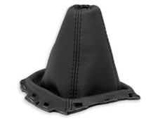 SCHALTMANSCHETTE FÜR TOYOTA AVENSIS T27 2009-2014 SCHALTSACK NATURLEDER SCHWARZ