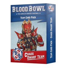 Blood Bowl: Chaos Dwarf Cards GAW202-47 Brand New SEALED 