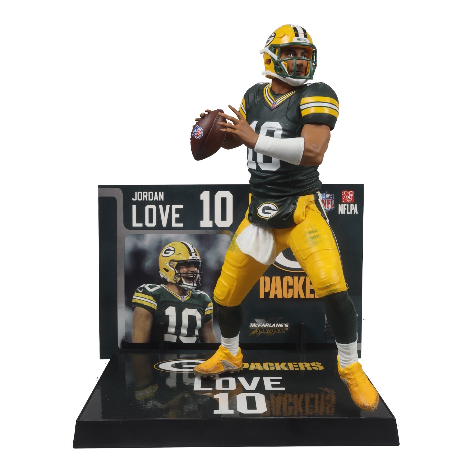 McFarlane NFL SportsPicks Jordan Love Green Bay Packers 7-Inch Action Figure