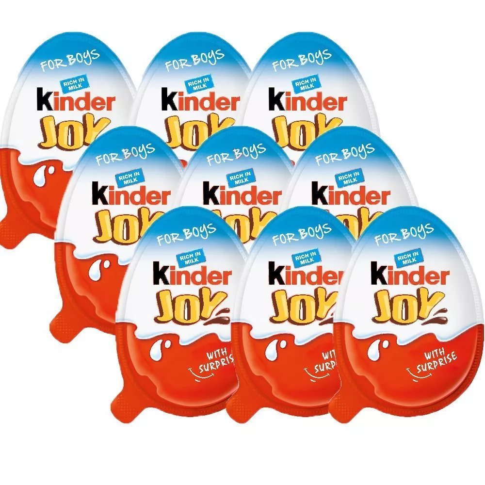 Oeuf en Chocolat avec Surprise Kinder Joy pour Garçons