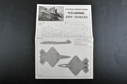 Trumpeter 1/144 01332 American YF-23 Gray Charm fighter - Picture 5 of 5