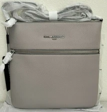 NWT KARL LAGERFELD PARIS Bouquet Leather Crossbody Bag $178  Original Pack