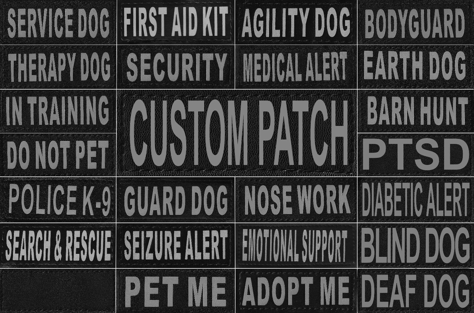 Dogline Velcro Patches Do Not Pet 2 Pack