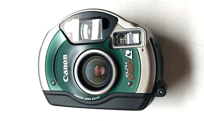Canon Elph Sport Waterproof Underwater Point & Shoot APS Film Camera With Film