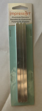 NOS Bracelet Blanks 1/4" X 6" Aluminum 12 Pack For Metal Stamping  16 1/4" x 6"
