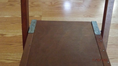 1940's CHILD'S Easel Style FOLDING DESK Chalkboard W/ CHAIR Airplane Train Car - Picture 12 of 12