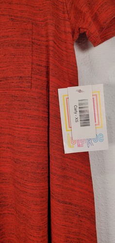 Lularoe Carly Dress (Size XSmall) Color Orange, NWT, FREE SHIPPING! 📦 - Picture 3 of 4
