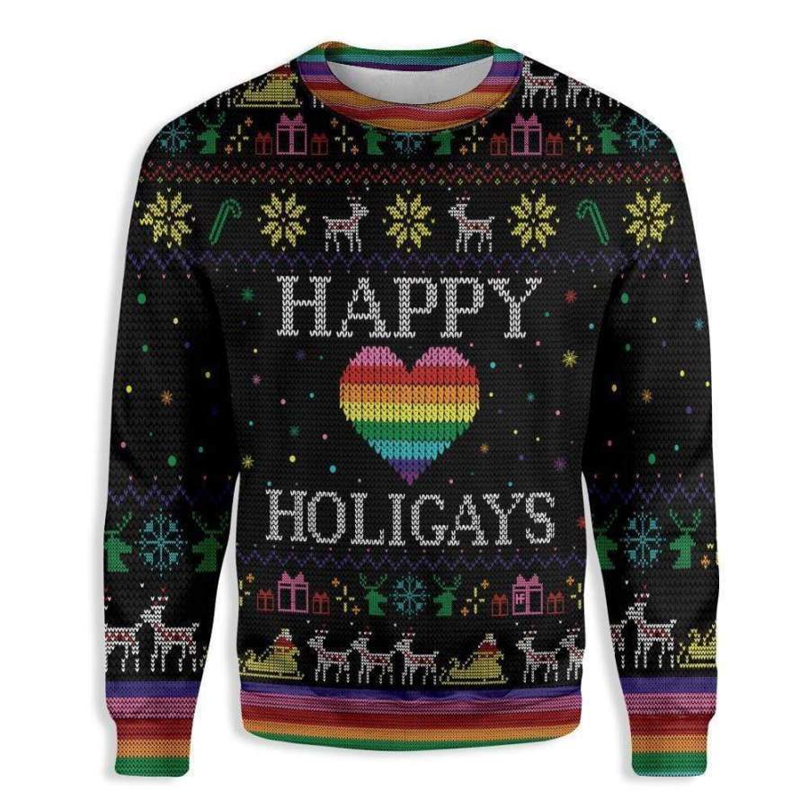 lgbt ugly christmas sweater