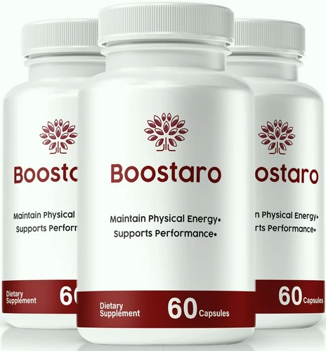 Boostaro Capsules, Boostaro Male Pills, Boostaro Supplement - 3 Pack