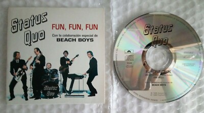 STATUS QUO- Fun, Fun, Fun (Cd) Promo, Rare , Spain Cardsleeve , Single