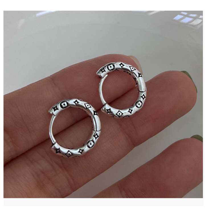 Orecchini A Cerchio In Argento Sterling 925, Lucidi Huggie - Foto 8