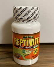 Zoo Med ReptiVite Reptile Vitamins with D3, 2oz, New/Sealed