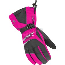 Rocket SnowGear Women/'s Pink//Black Storm Gloves 1806-081 Womens XS // X-Small