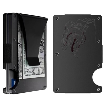Custom RAYQUAZA POKE-MON Laser Engraved Wallet-Pick A Wallet Color