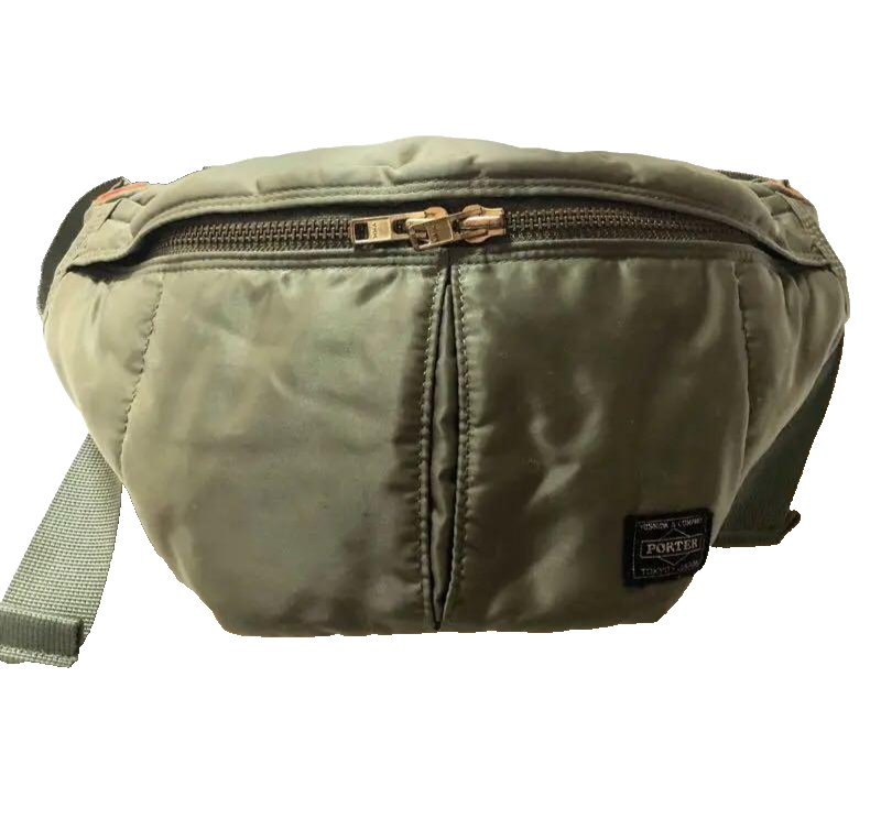 PORTER - Yoshida & Co: Khaki Tanker Boston Bag | SSENSE