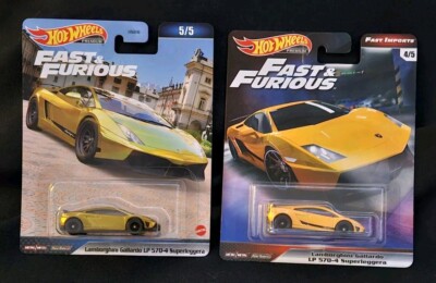 Hot Wheels Fast & Furious  Lamborghini Gallardo LP 570-4 Superleggera Lot Of 2 