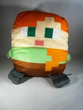 Mattel Mojang Minecraft Cuutopia Alex 14" Plush Pixel Stuffed Animal Boy