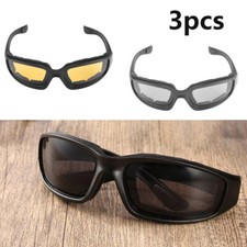 3X Motorcycle Riding Glasses Wind Resistant Padded Comfortable Jetski Windproof