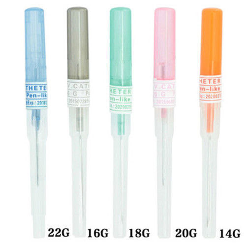 20x Cannula Sterilizza Monouso Corpo Pierce Catetere Ago 14G 16G 18G 20G 22G - Foto 1 di 6