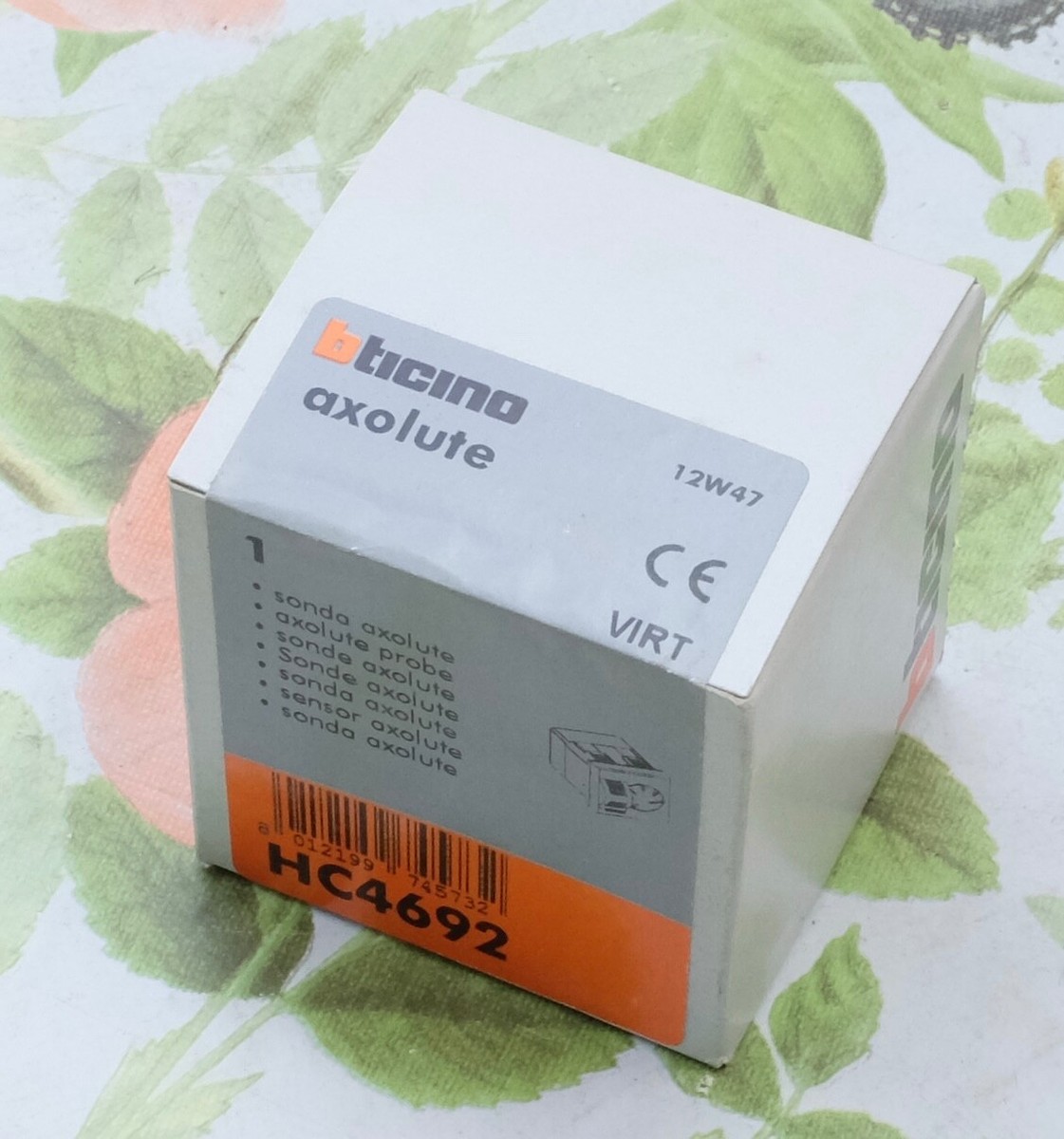 Thermostat Bticino Axolute Avec Sonde Aluminium Arnould My Home - Modèle 75461 HC4692 - Neuf Sous Blister