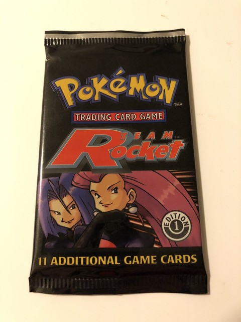 Pokemon 1st Edition Team Rocket Booster Pack for sale online | eBay