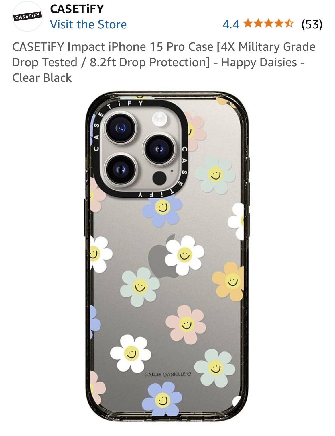 CASETiFY Impact iPhone 15 Pro Case - 4X Military Drop Tested, 8.2ft Protection-image