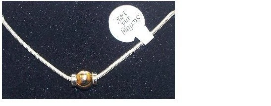 Genuino LeStage Cape Cod Collar Bola 14K Plata de Ley 925 EE. UU. Colgante Playa Foto 2 de 2