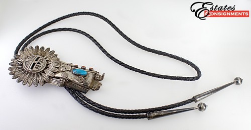 Dickie Charlie Vintage Native American Zuni Blue Gem Turquoise Sterling Silver Buckle Dickie Charlie Vintage Native American Zuni Blue Gem Turquoise Sterling Silver Buckle