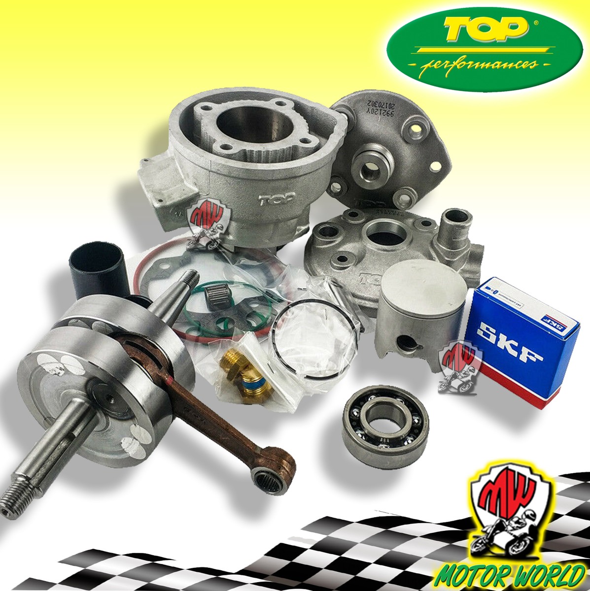 Maxi Set Gruppe Thermisch Top Racing 49,5 + Kurbelwelle Tpr Minarelli AM6