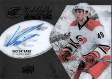 ET)	2016-17 Upper Deck Ice Glacial Graphs #GGVR Victor Rask HURRICANES