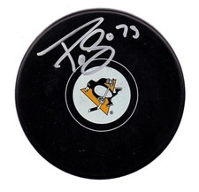 PIERRE OLIVIER JOSEPH PITTSBURGH PENGUINS SIGNED AUTOGRAPHED PUCK WITH COA