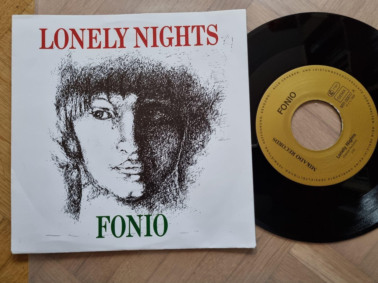 7"" Single Fonio - Lonely nights Vinyl Germany