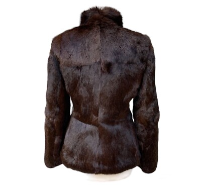New Tom Ford for Gucci 1999 Collection 2 in 1 Reversible Brown Fur