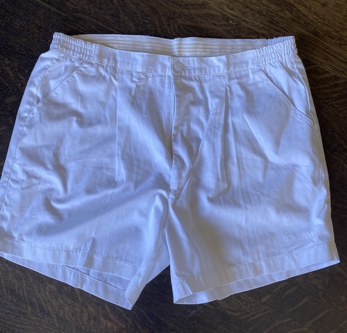 Pantaloncini da tennis uomo pinguino del Grande Slam vintage anni 80 taglia 36