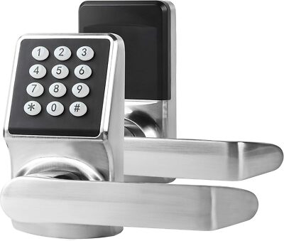 1 Pack Keypad Door Lock with Handle, Digital Door Lock Door Locks with keypads