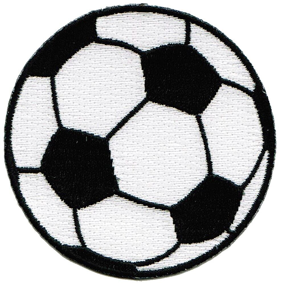 Soccer Ball Patch Football Futebol Fútbol Embroidered Iron-on N1