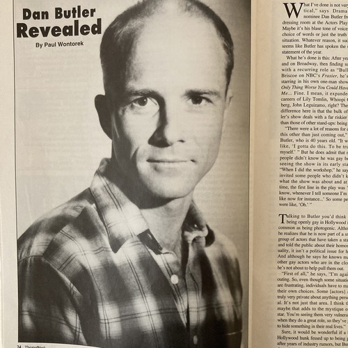 Dan Butler signiert/beschriftet Theater Week Magazin 22. Mai 1995 Off Broadway - Bild 6 von 6