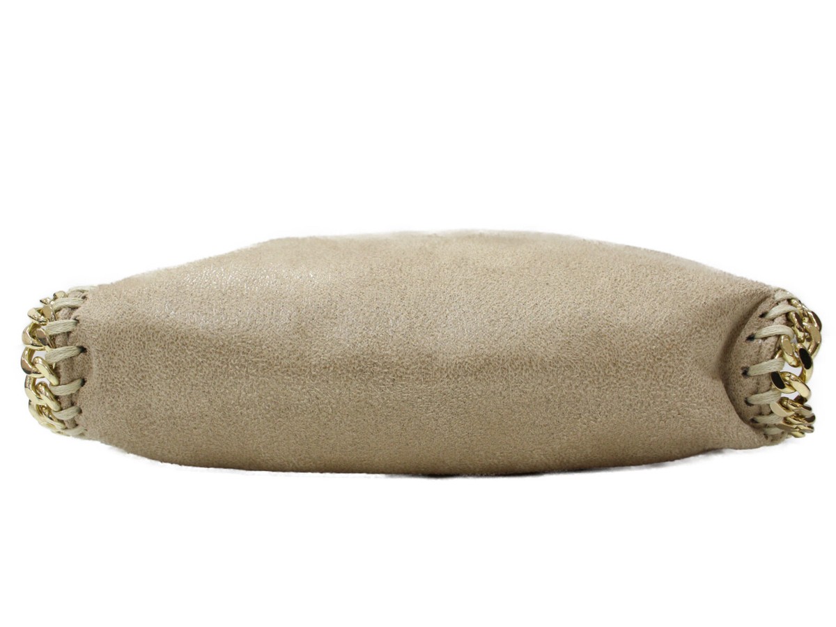 ○Stella Mccartney Falabella Chain Shoulder Bag Mini 495151 Beige