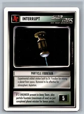 Star Trek CCG Particle Fountain TCG Decipher Premiere 1995 Beta